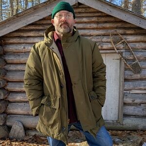 70s Eddie Bauer Vintage Goose Down Expedition Coat! DISTRESSED